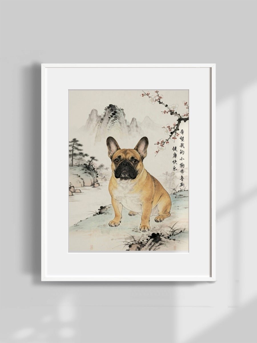chinese ink custom pet painting