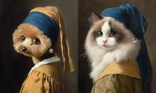 Pet with a Pearl Earring Style Guide: A Vermeer-Inspired Portrait for Dogs and Cats