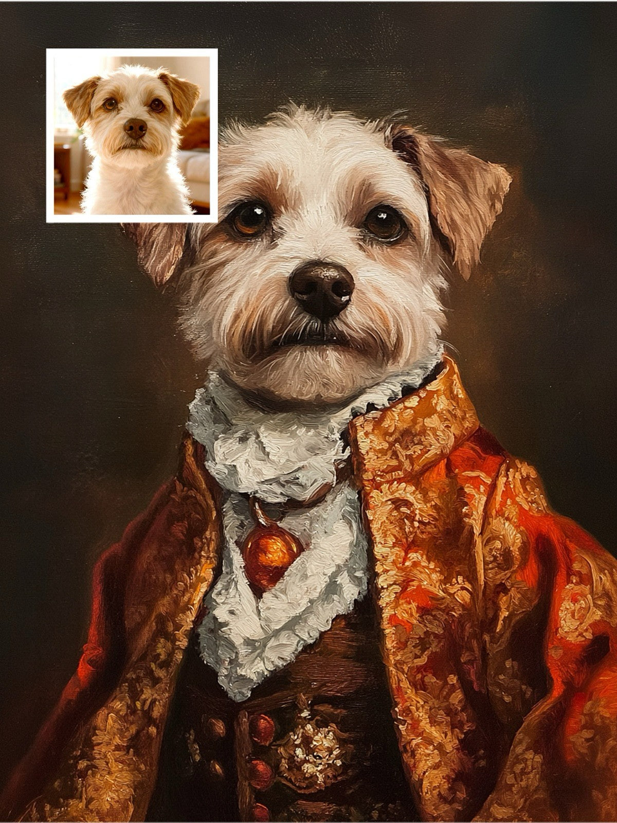 Aristocratic Elegance - Custom Pet Portrait
