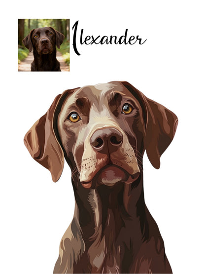 Minimalist - Custom Pet Portrait