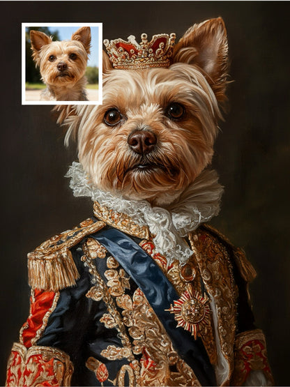 Young Crown - Custom Pet Portrait