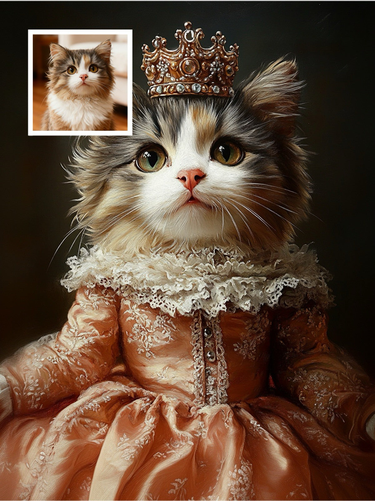 Young Crown - Custom Pet Portrait