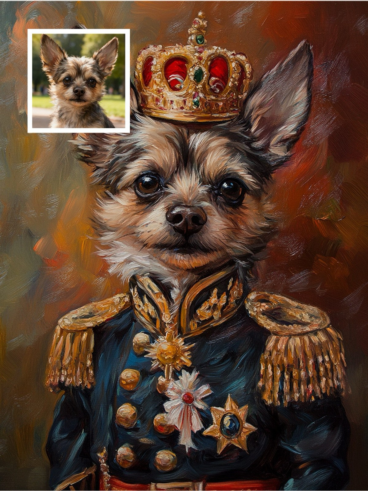 Young Crown - Custom Pet Portrait