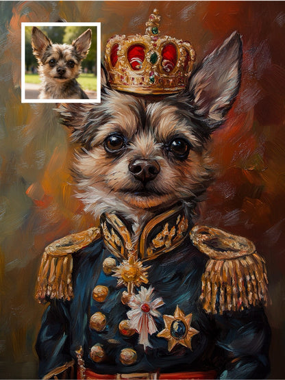Young Crown - Custom Pet Portrait