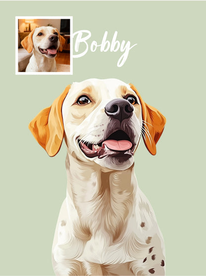Minimalist - Custom Pet Portrait