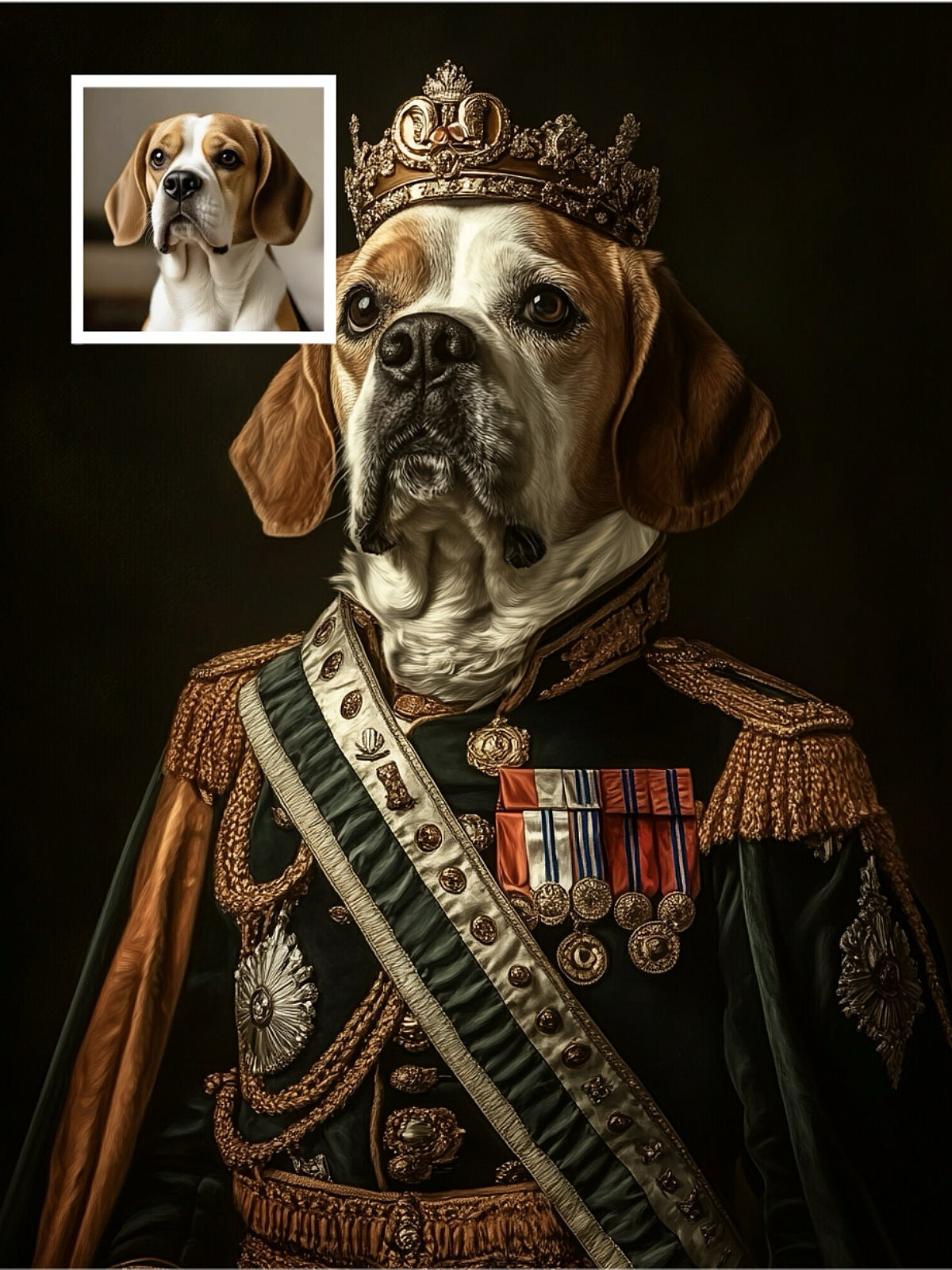 Royal Majesty - Custom Pet Portrait