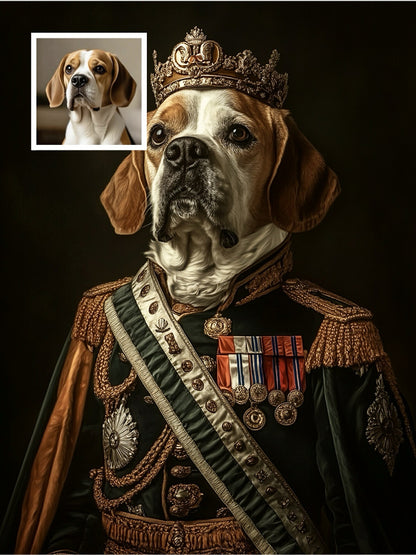 Royal Majesty - Custom Pet Portrait