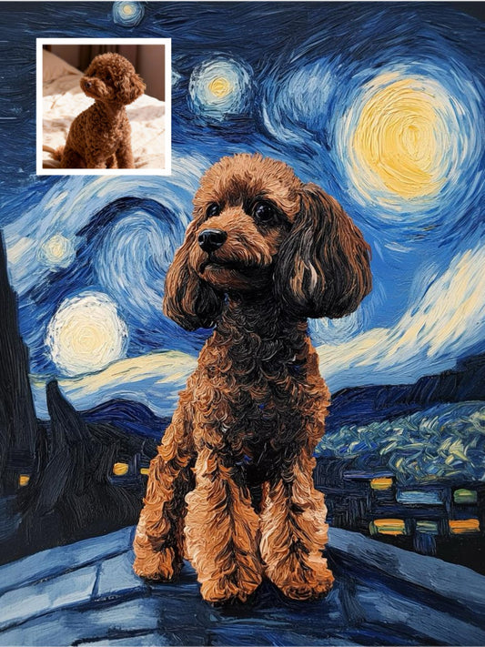 Starry Night - Custom Pet Portrait