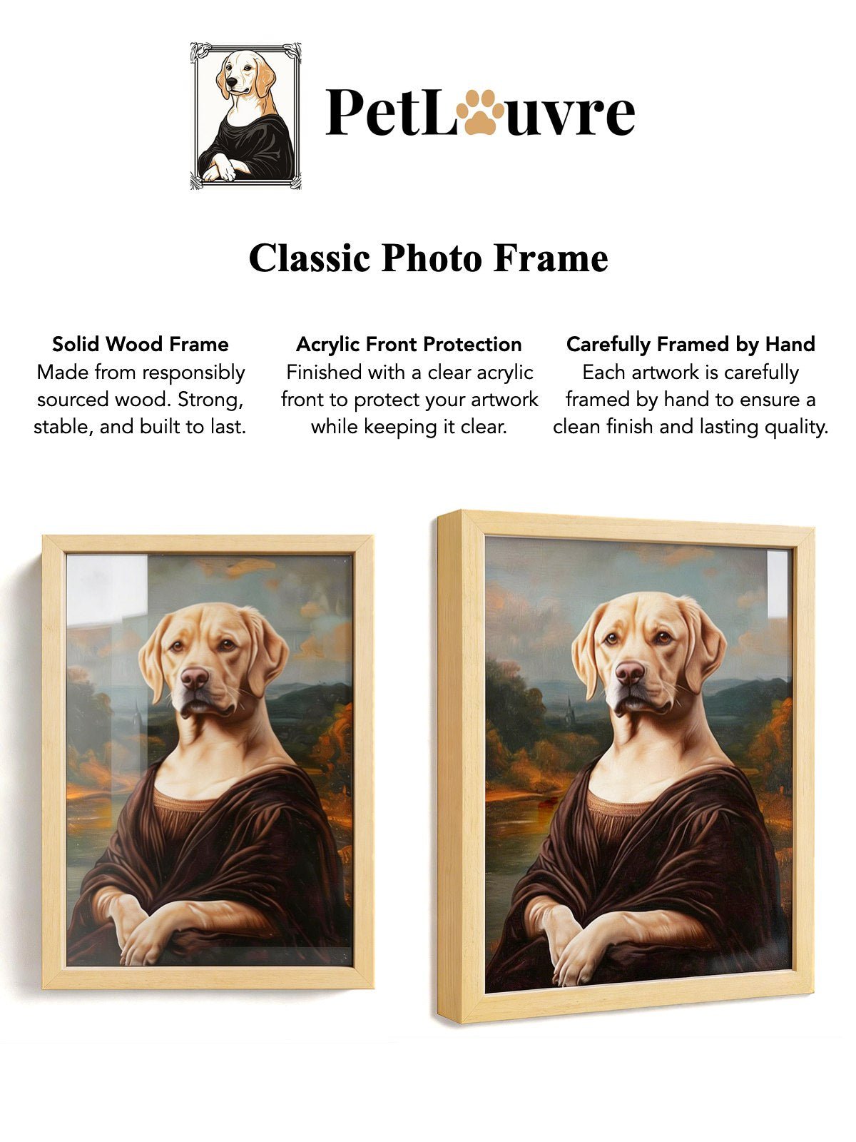 Classic Photo Frame - Oak