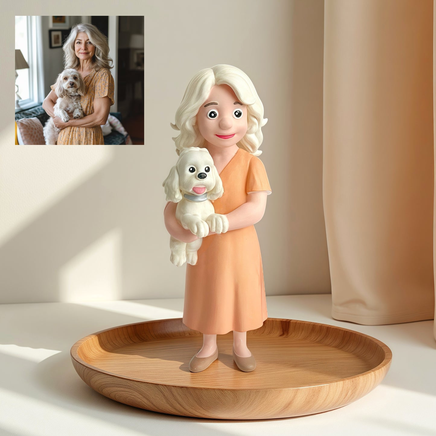 Cartoon Figurine - Personalized 3D Pet Art (Available starting 8/20)