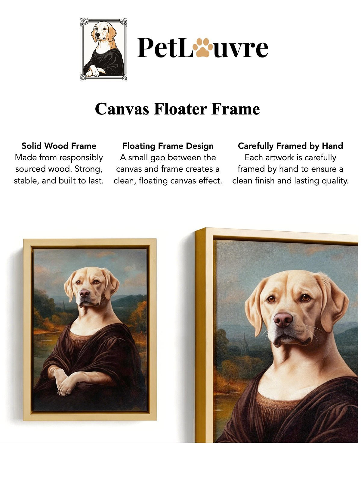 Oak Canvas Frame
