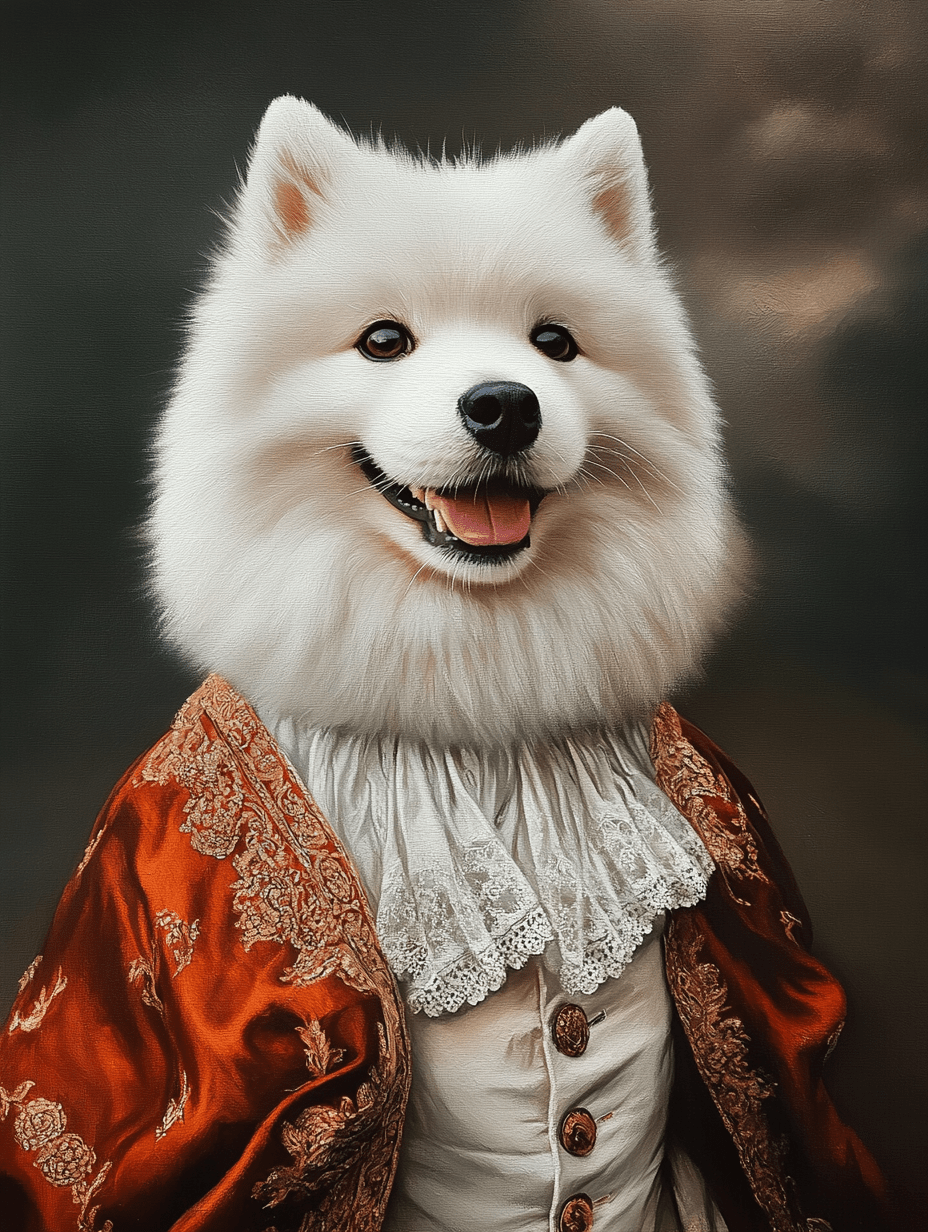 Aristocratic Elegance - Custom Pet Portrait - PetLouvre