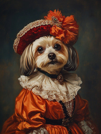 Aristocratic Elegance - Lord/Lady Pet Portrait - PetLouvre