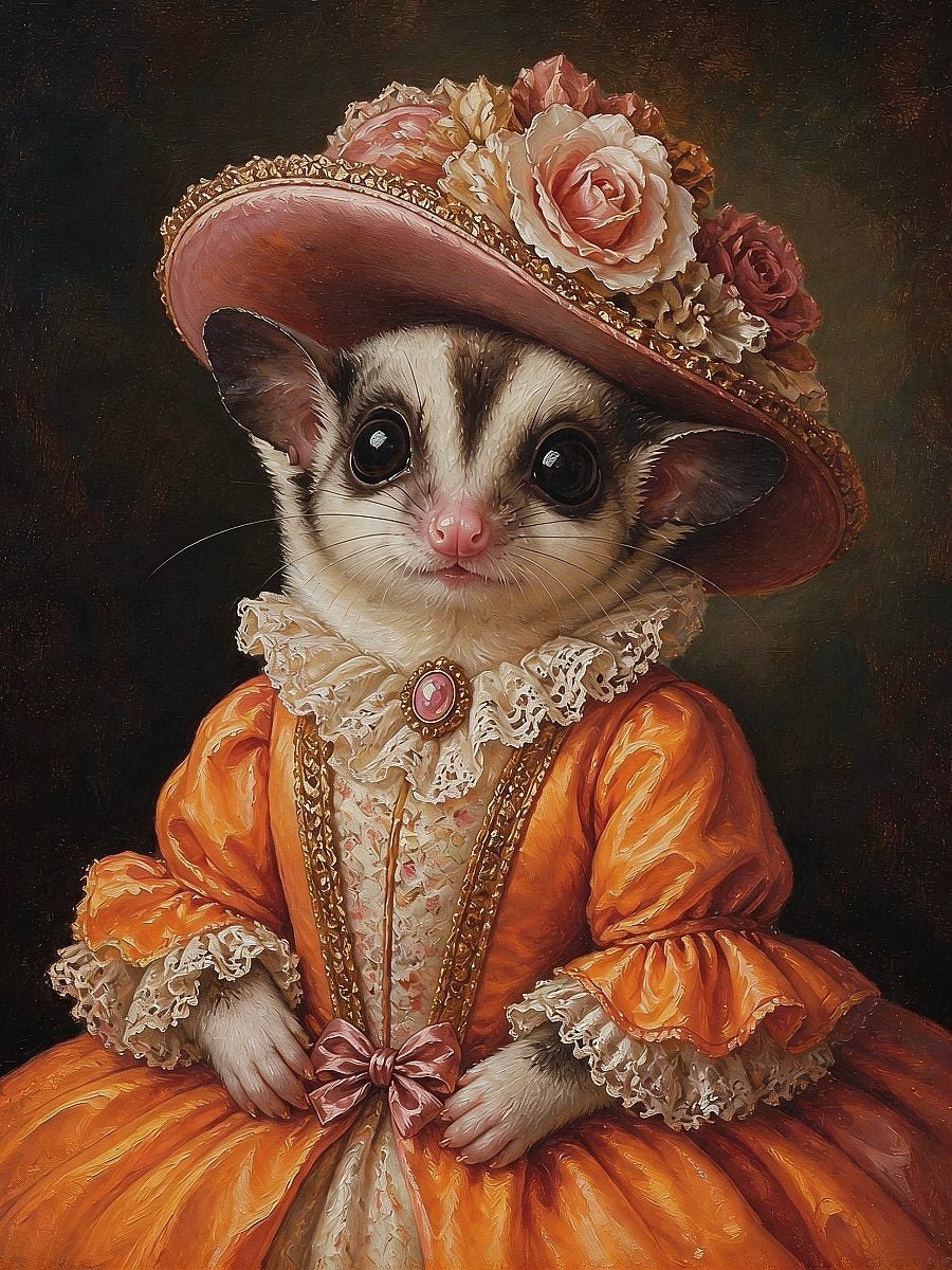 Aristocratic Elegance - Lord/Lady Pet Portrait - PetLouvre
