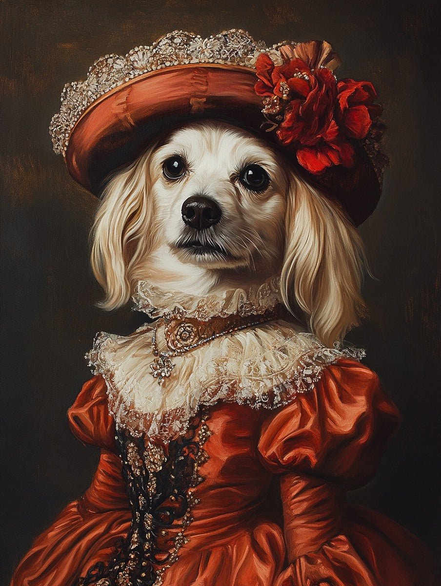 Aristocratic Elegance - Lord/Lady Pet Portrait - PetLouvre
