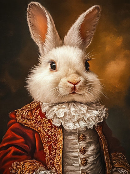 Aristocratic Elegance - Lord/Lady Pet Portrait - PetLouvre