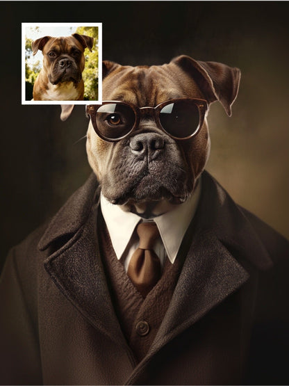 Business Icon - Custom Pet Portrait - PetLouvre