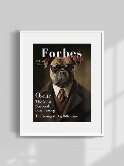 corporate custom pet portrait artwork