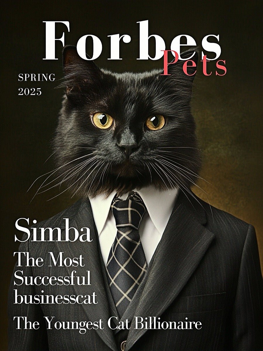 business custom cat portrait artwork