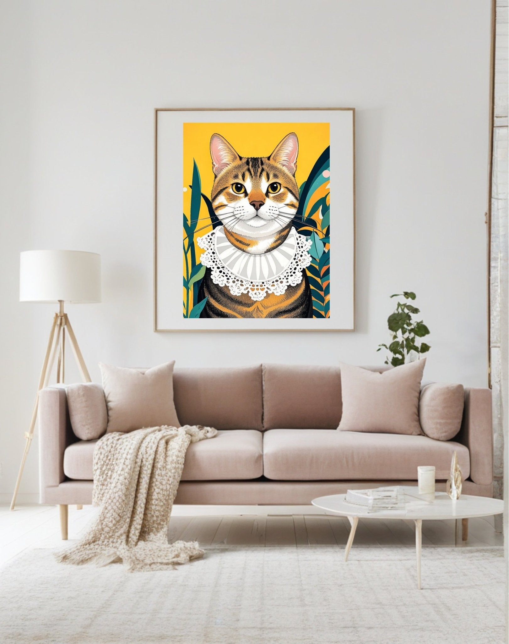 fun cartoon custom pet painting