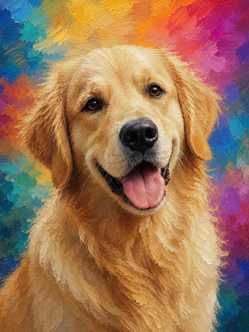 Classic Oil Painting - Custom Oil Pet Portrait - PetLouvre