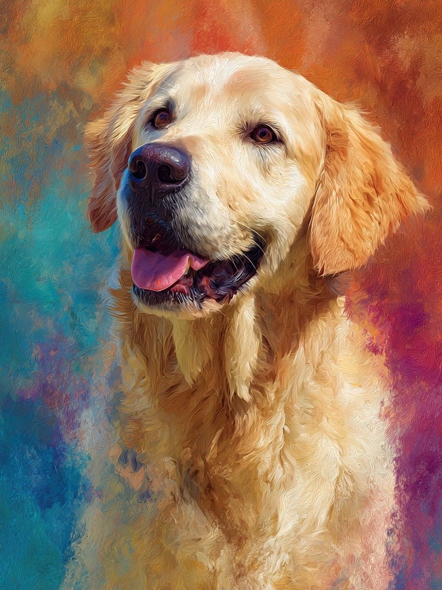 classic oil painting custom pet artwork