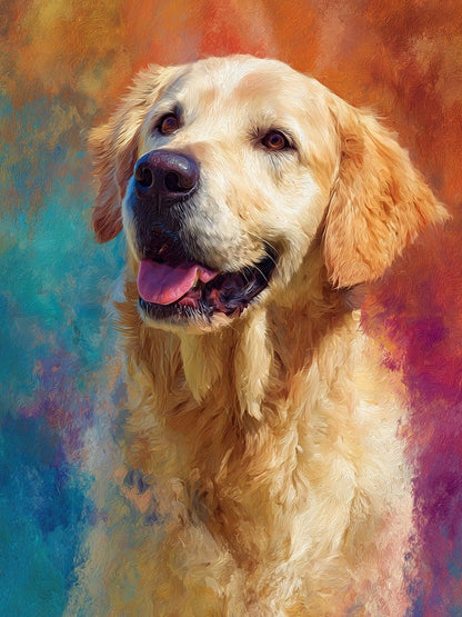 classic oil painting custom pet artwork
