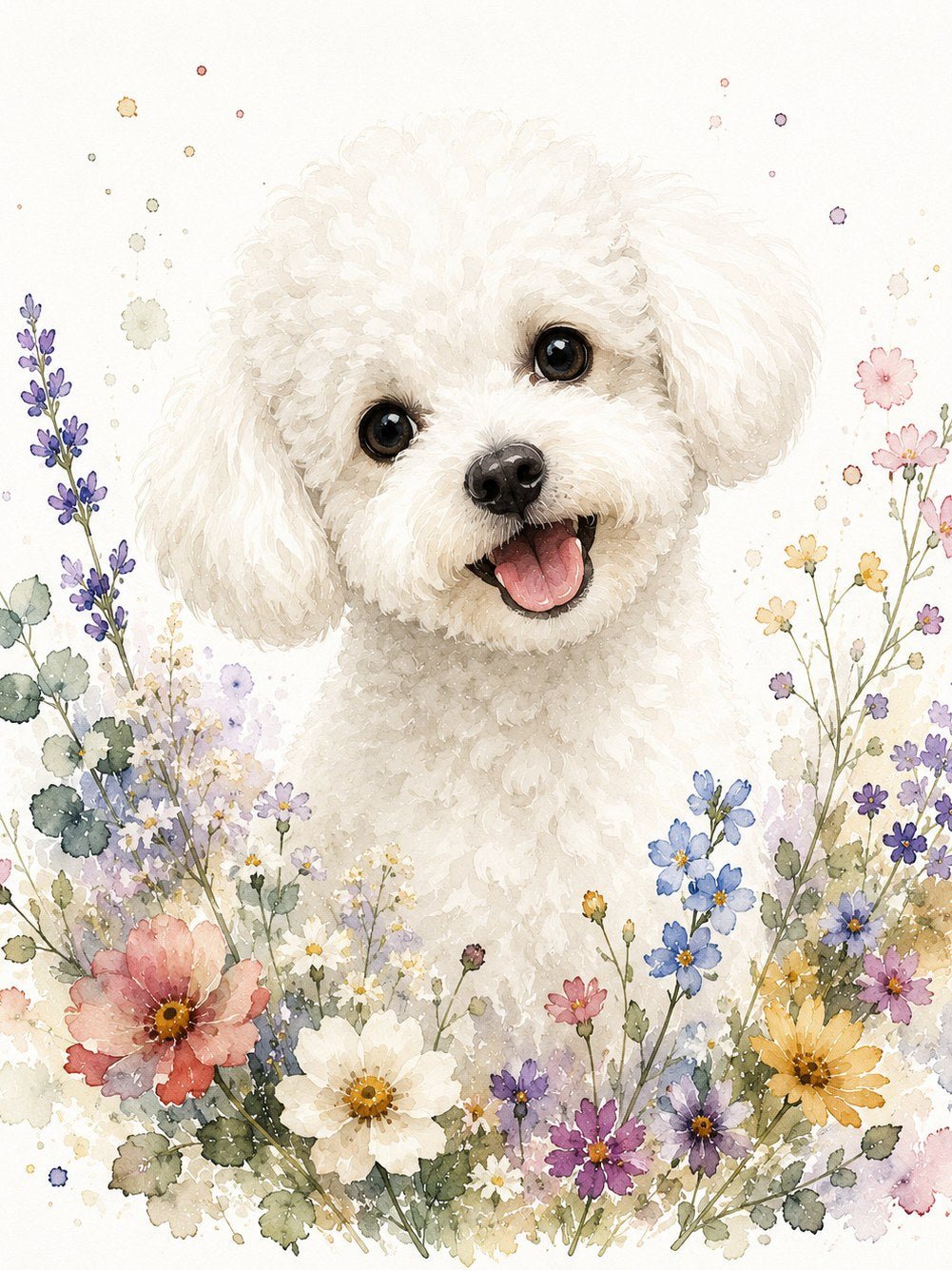 Classic Watercolor – Custom Watercolor Pet Portrait - PetLouvre