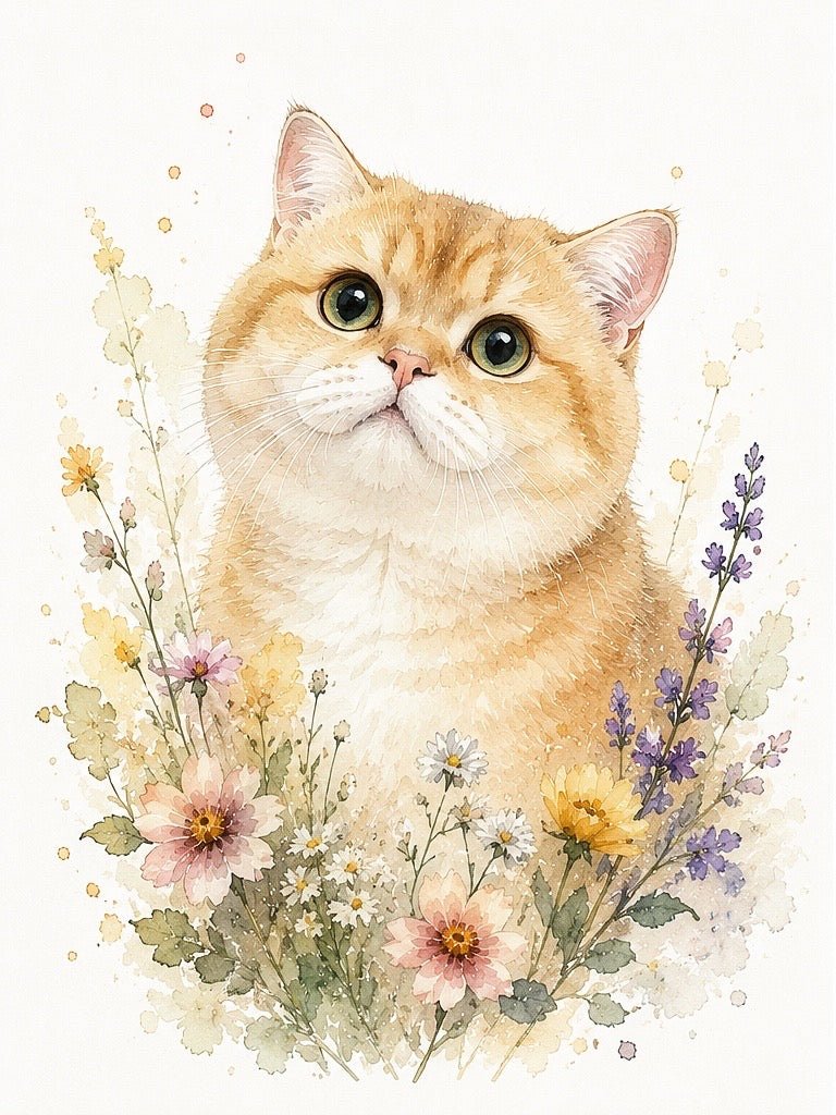Classic Watercolor – Custom Watercolor Pet Portrait - PetLouvre