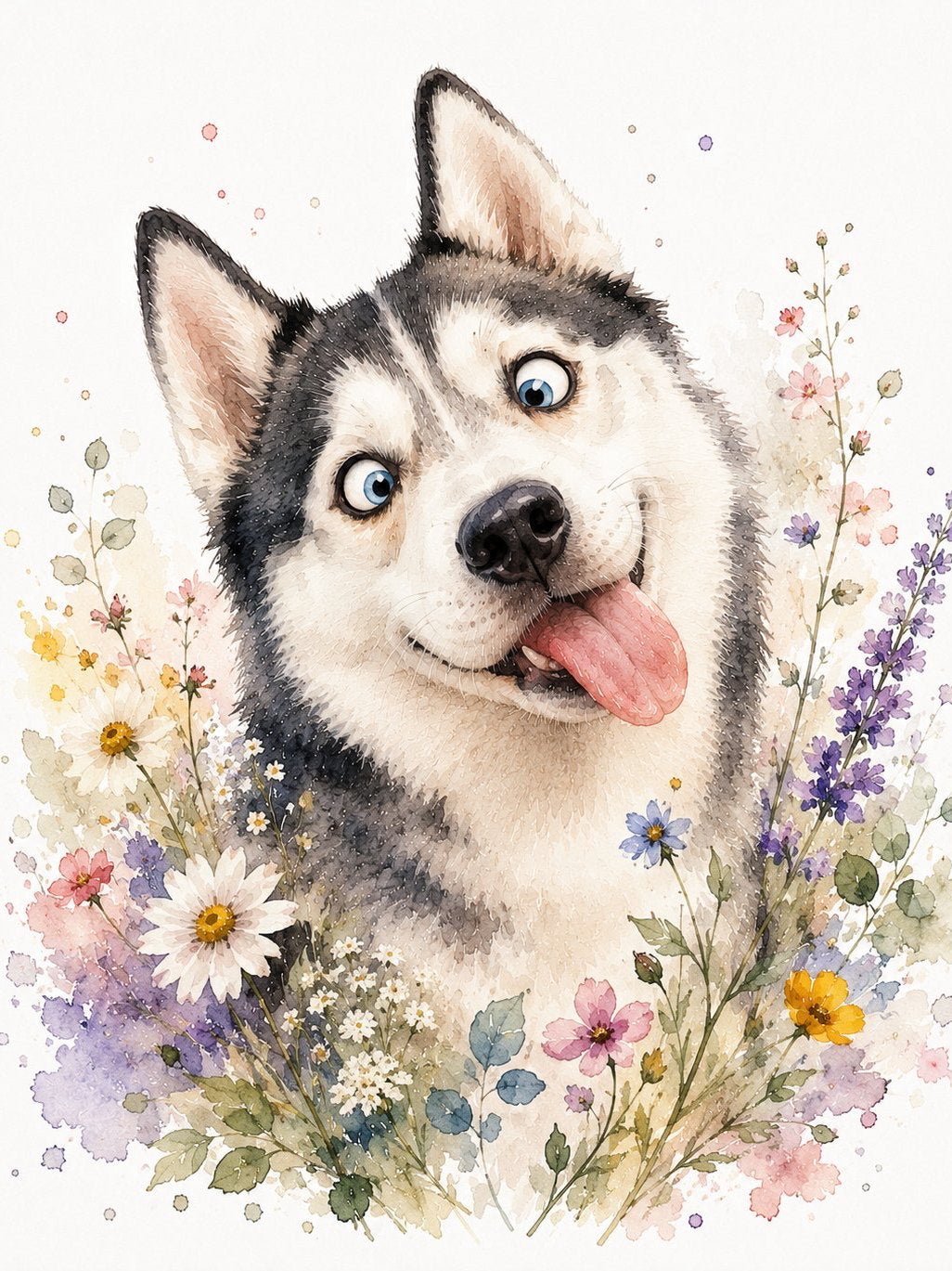 Classic Watercolor – Custom Watercolor Pet Portrait - PetLouvre