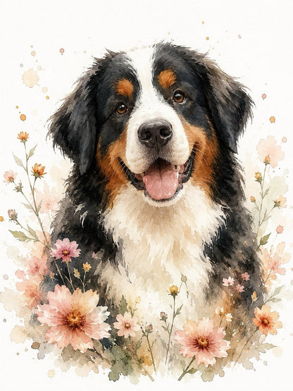 Classic Watercolor – Custom Watercolor Pet Portrait - PetLouvre