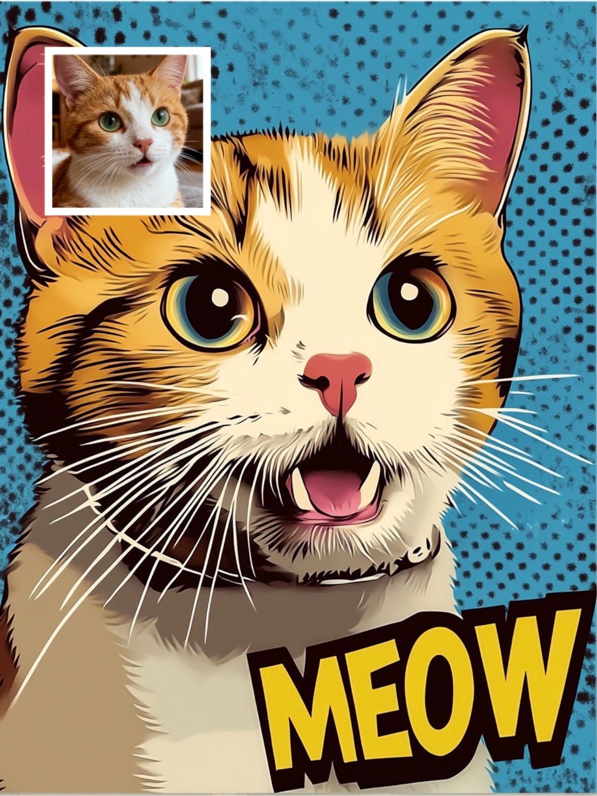 Comic Book - Custom Pet Portrait - PetLouvre