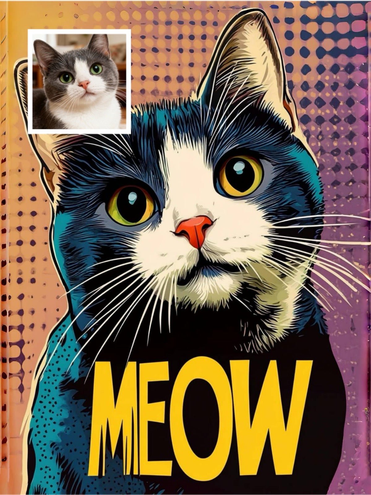 Comic Book - Custom Pet Portrait - PetLouvre