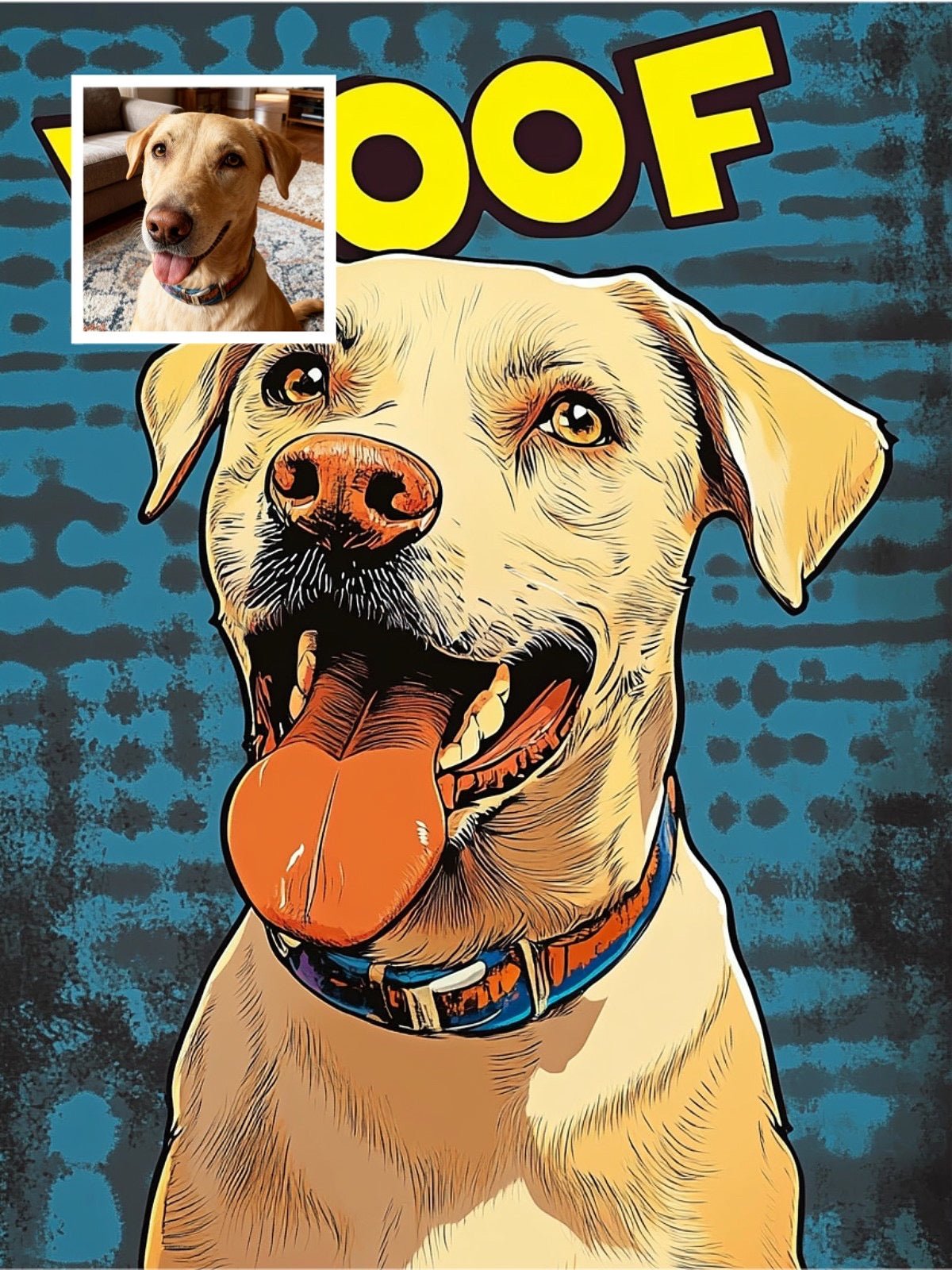 Comic Book - Custom Pet Portrait - PetLouvre