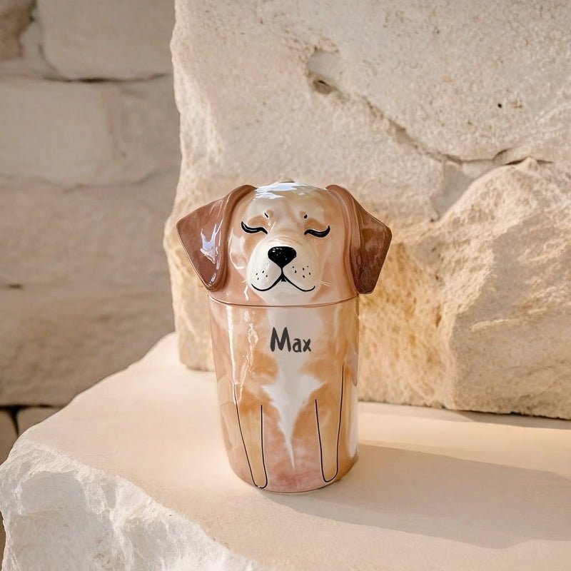 custom dog memorial urn personalized
