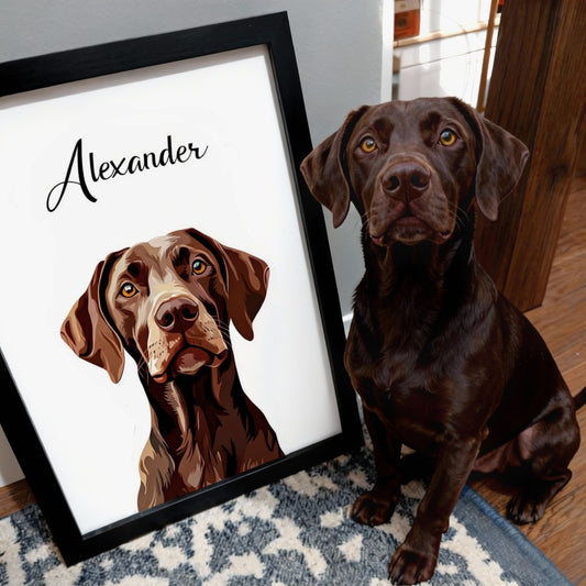 Minimalist - Custom Pet Portrait