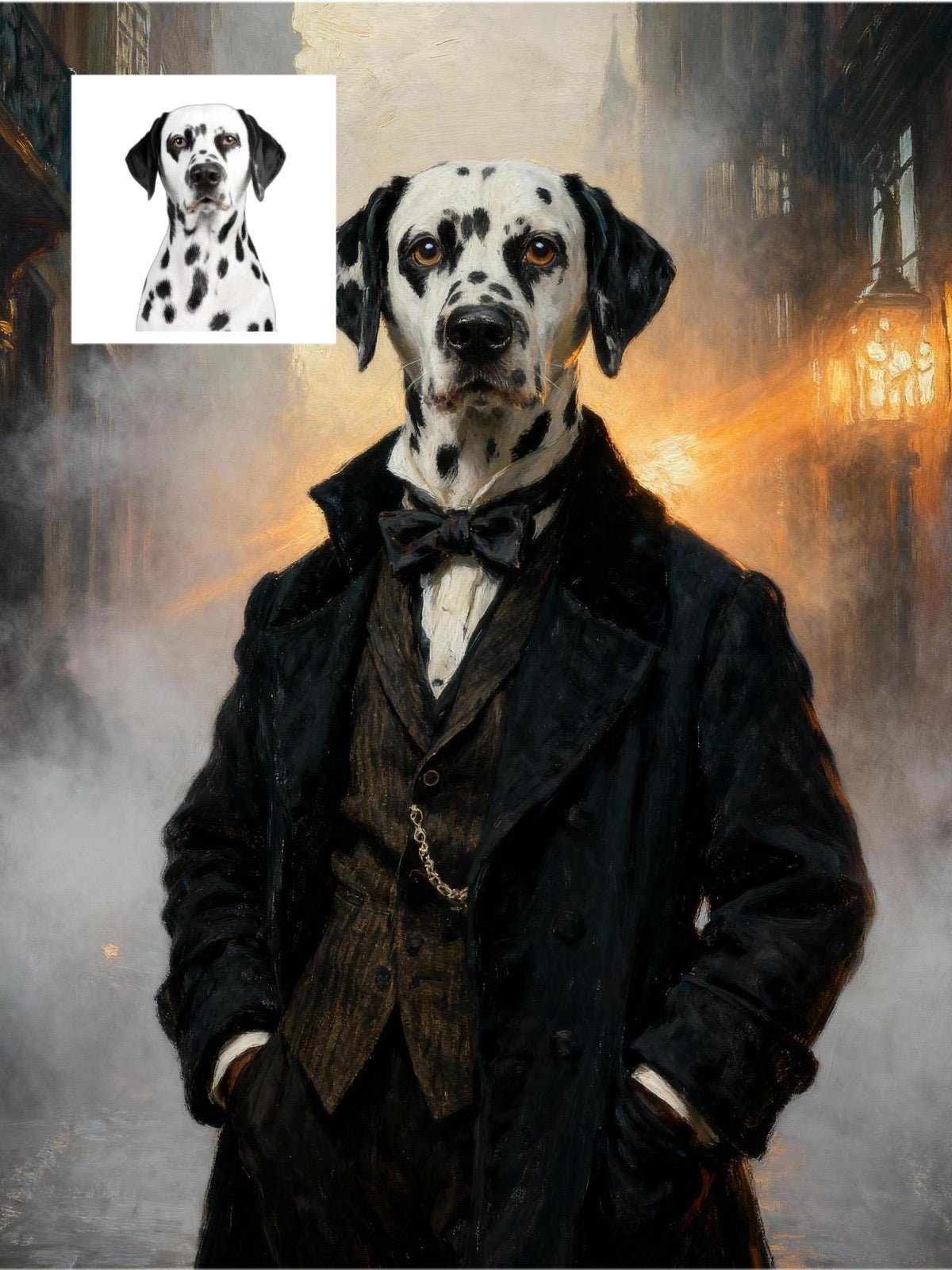 Detective - Custom Pet Portrait - PetLouvre