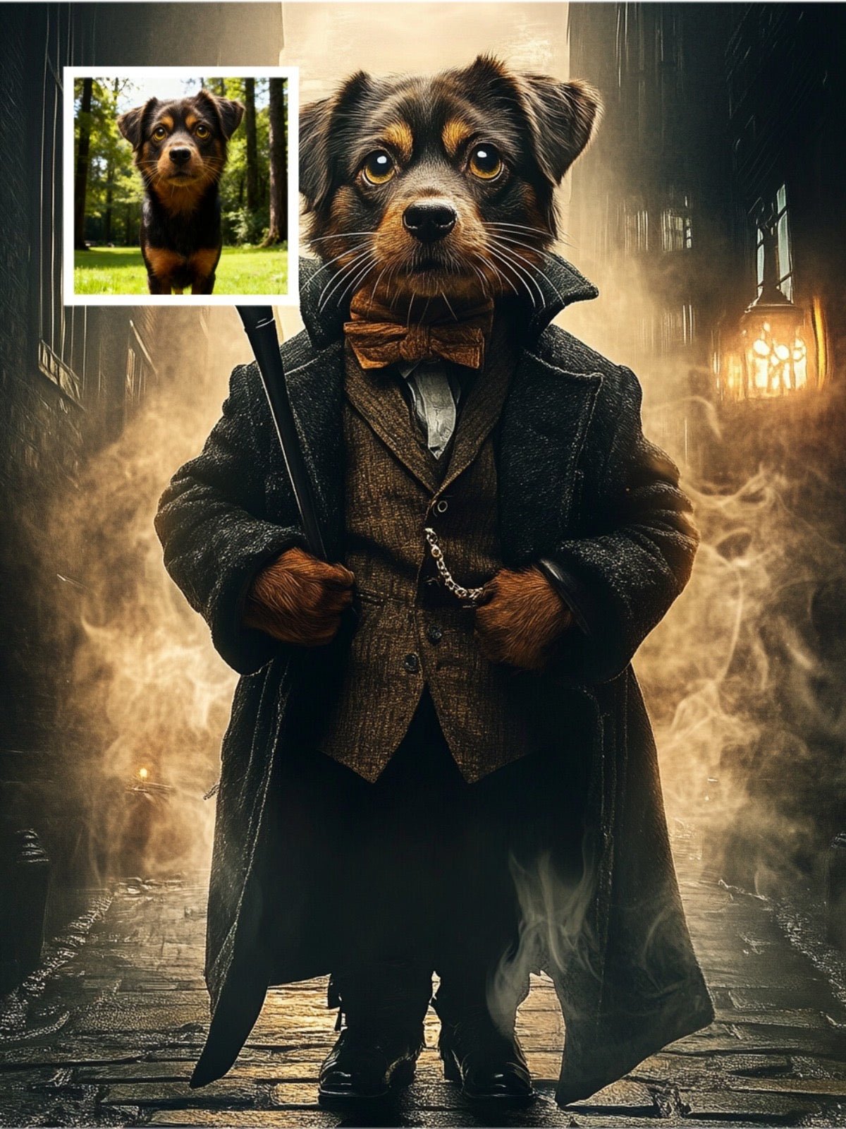 Detective - Custom Pet Portrait - PetLouvre