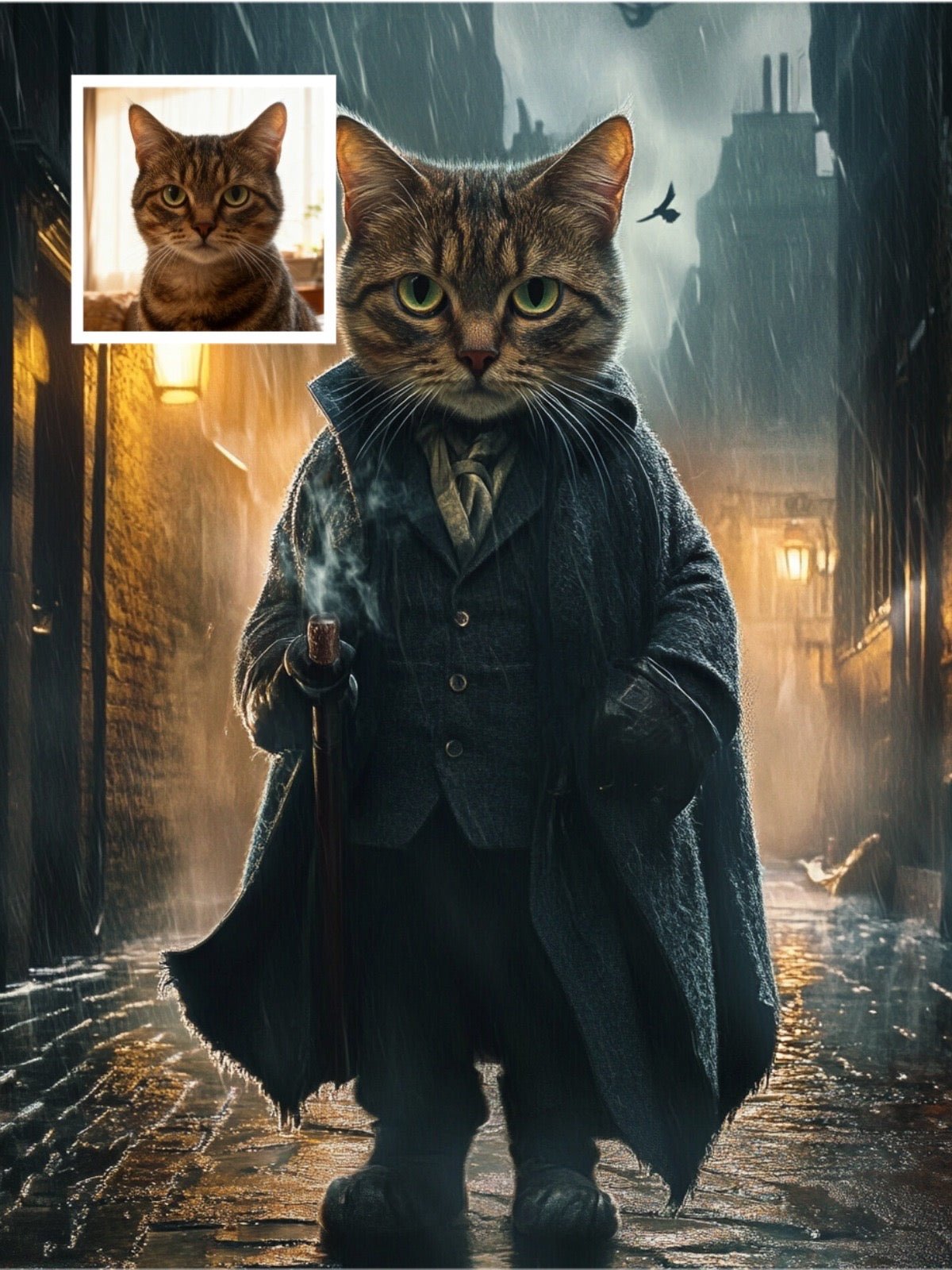 Detective - Custom Pet Portrait - PetLouvre