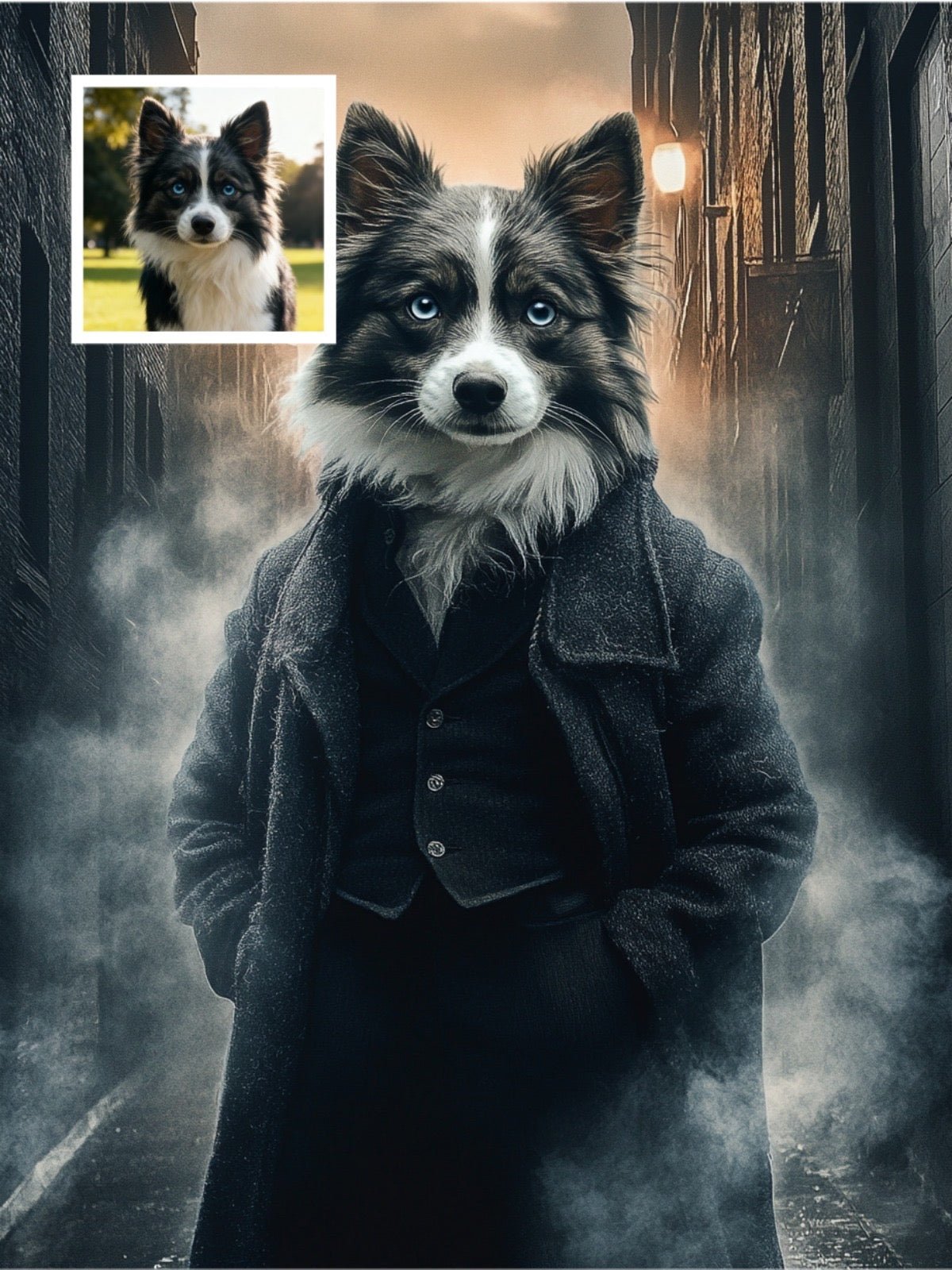 Detective - Custom Pet Portrait - PetLouvre