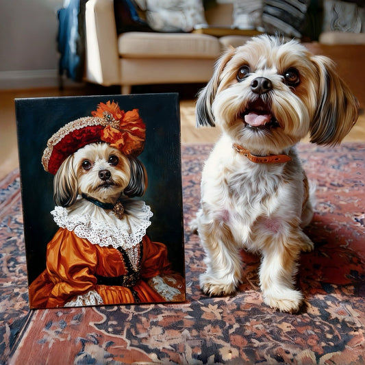 Aristocratic Elegance - Custom Pet Portrait