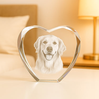 Engraved Crystal - 3D Pet Art