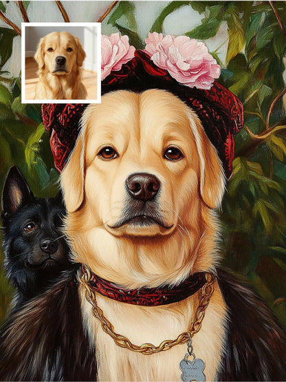 Frida Pawlo - Custom Pet Portrait - PetLouvre