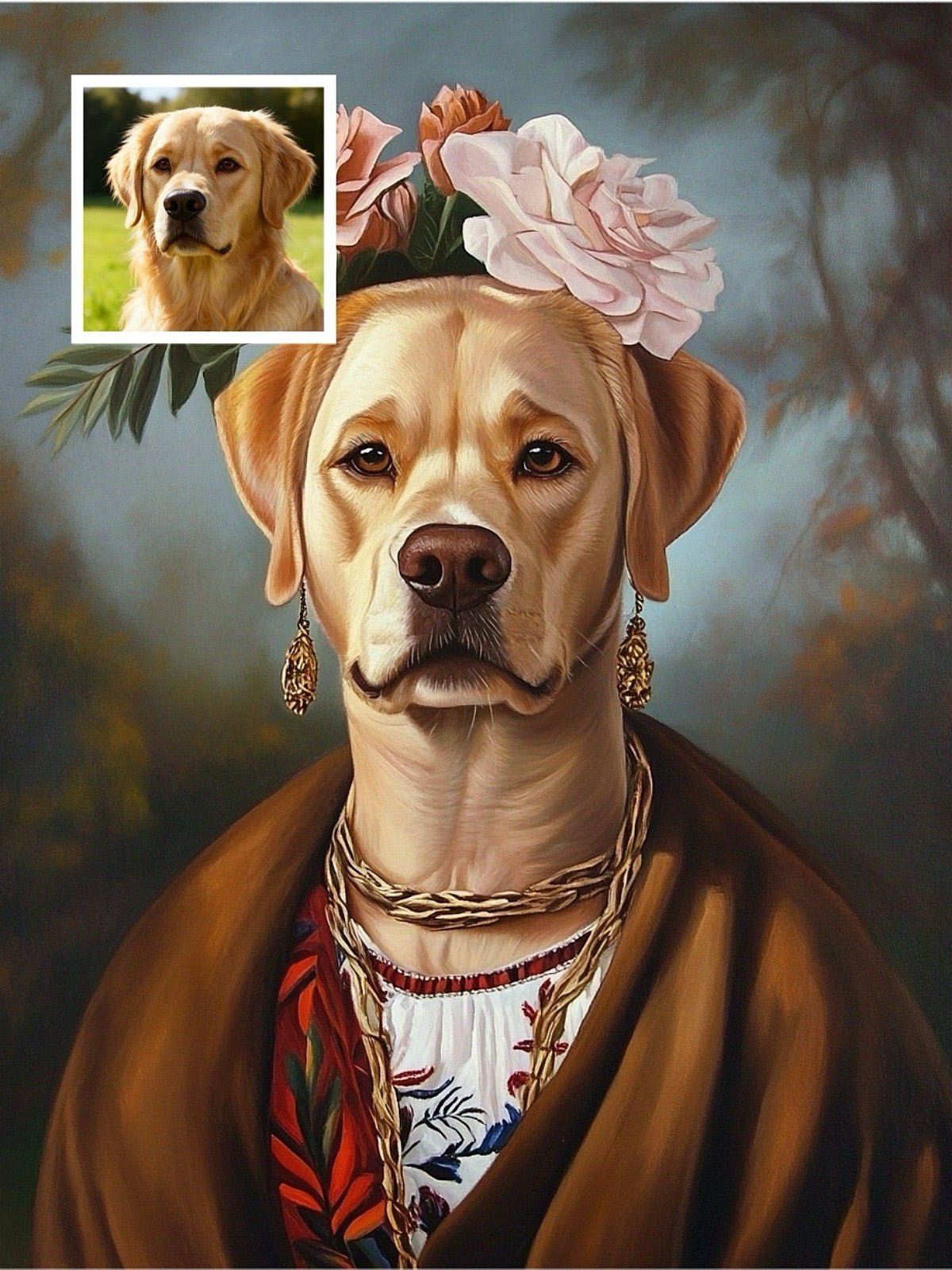 Frida Pawlo - Custom Pet Portrait - PetLouvre
