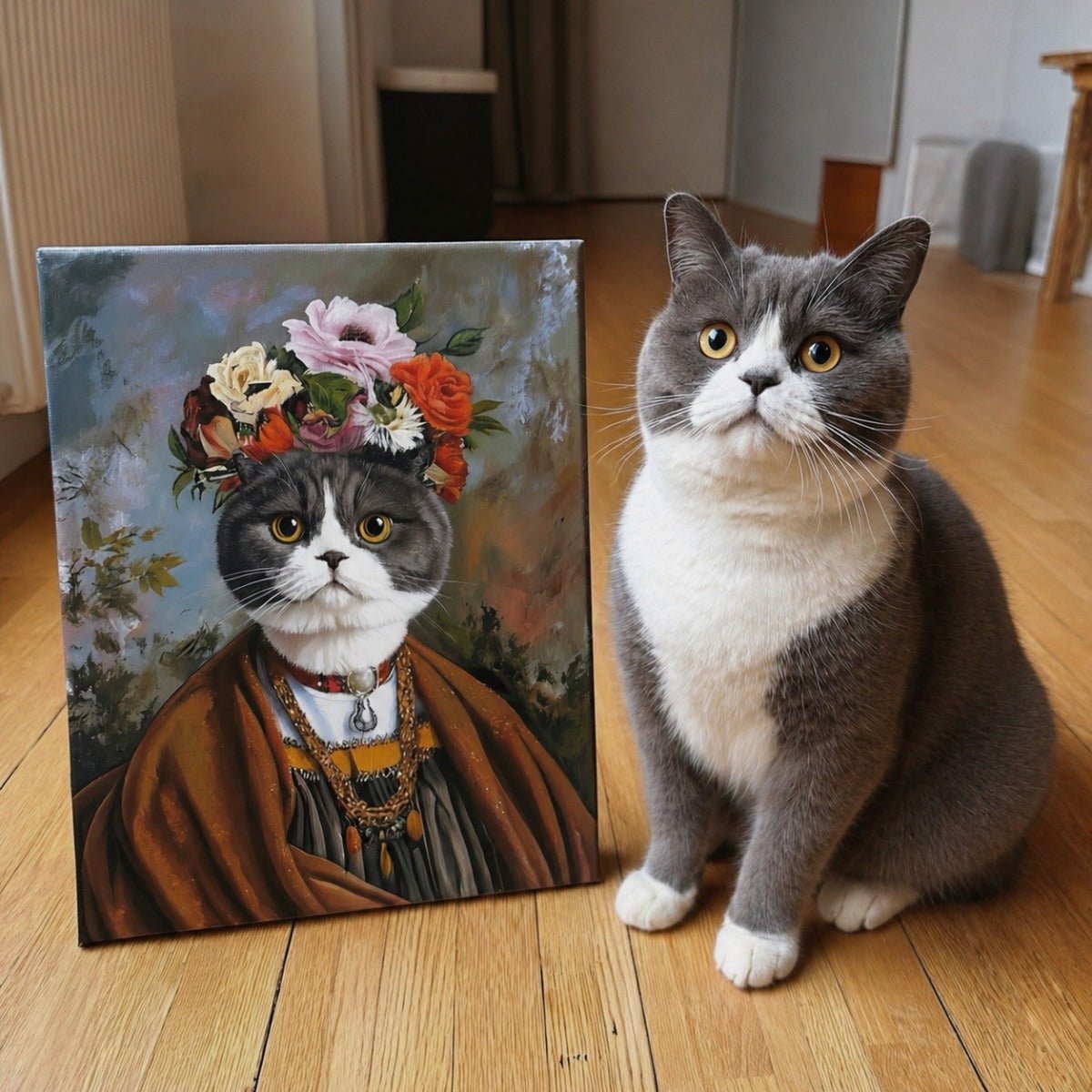 Frida Pawlo – Frida Kahlo Style Pet Portrait - PetLouvre