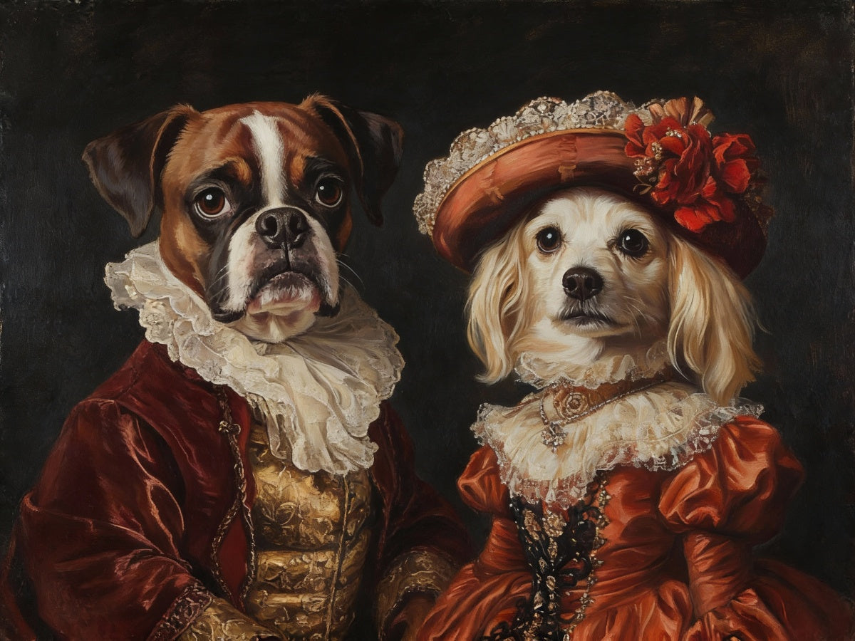 Renaissance Companions - Custom Pet Portrait