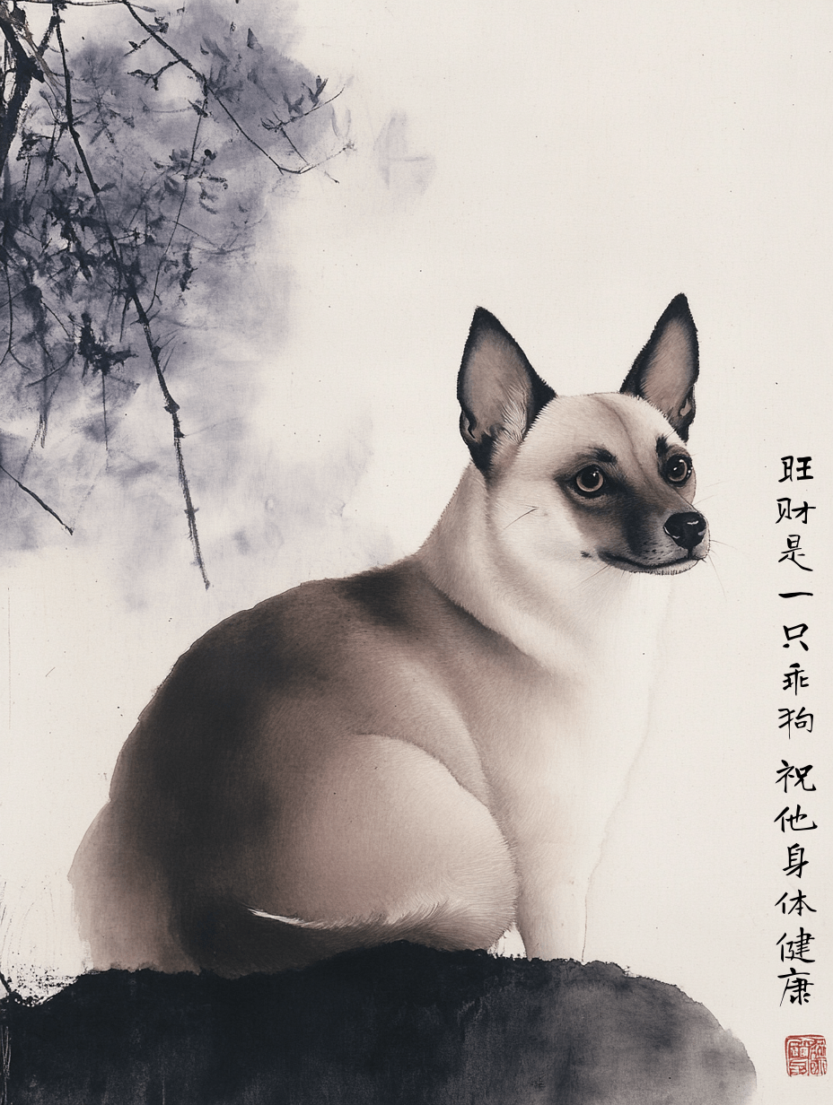 Heritage Brush - Custom Pet Portrait - PetLouvre