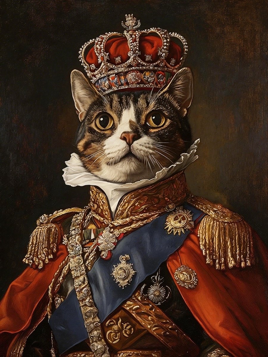 Royal Majesty - Custom Royal Pet Portrait
