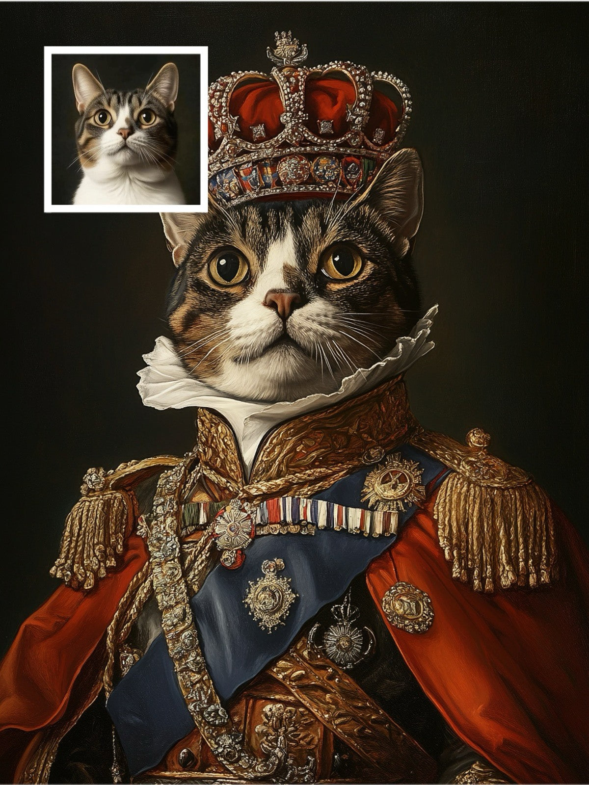 Royal Majesty - Custom Pet Portrait