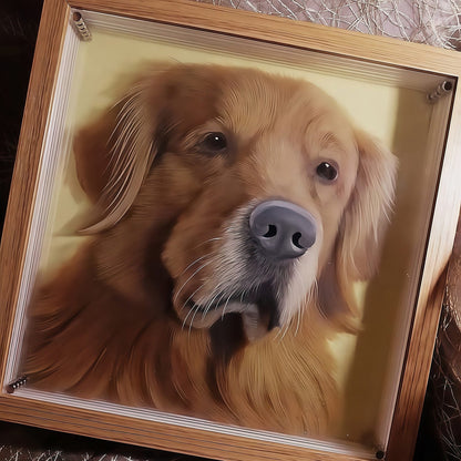 Layered Glass Portrait - 3D Pet Art